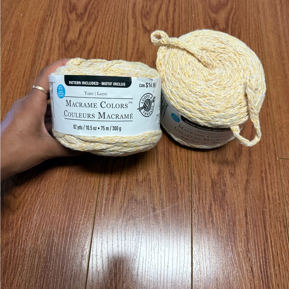 Macrame Colors Yarn in Beige